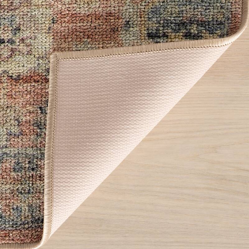 Nuloom Triselle Traditional Bordered Washable Area Rug