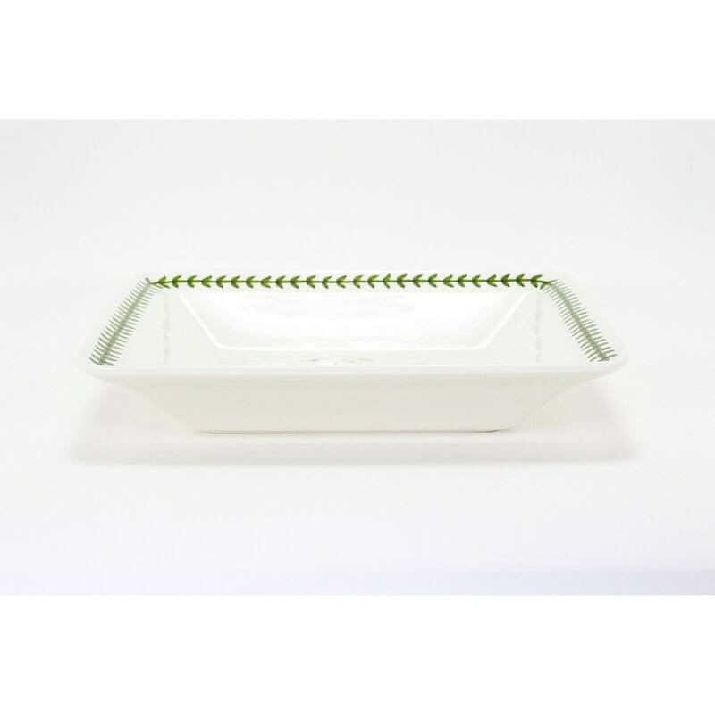 Portmeirion Botanic Garden Low Square Bowl Sweet Pea - 12 inch
