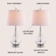 preview thumbnail 2 of 11, Jane 25.5" Glass LED Table Lamp, Mercury Silver (Set of 2) by JONATHAN Y