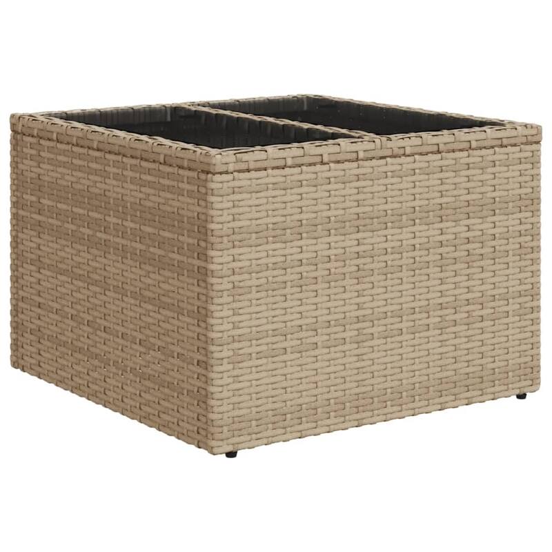 vidaXL Patio Sofa Set with Cushions Outdoor Conversation Furniture Poly Rattan