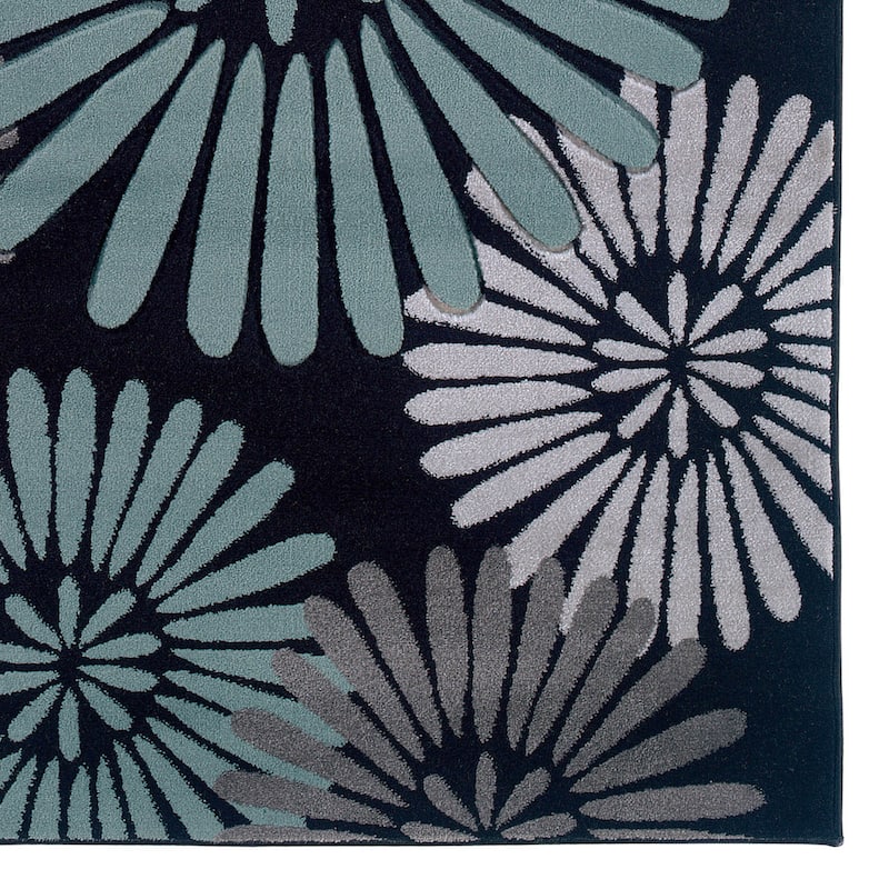 Milan Perth Floral Area Rug