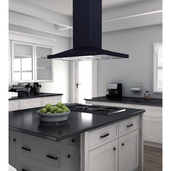 Zline 30 In Designer Series Oil Rubbed Bronze Island Mount Range Hood 8gl2bi 30 Overstock 20688578