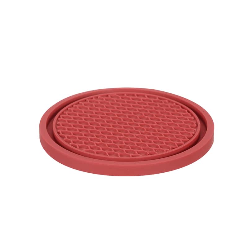 Car Cup Coasters PVC Car Cup Mats Non-Slip Universal Cup Holder - 2.76"