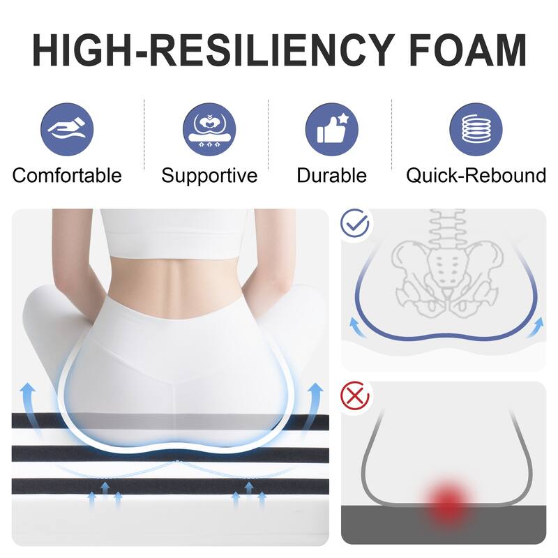 Outdoor Lounge Chairs Chaise Lounge Set with Adjustable Back and Cushions