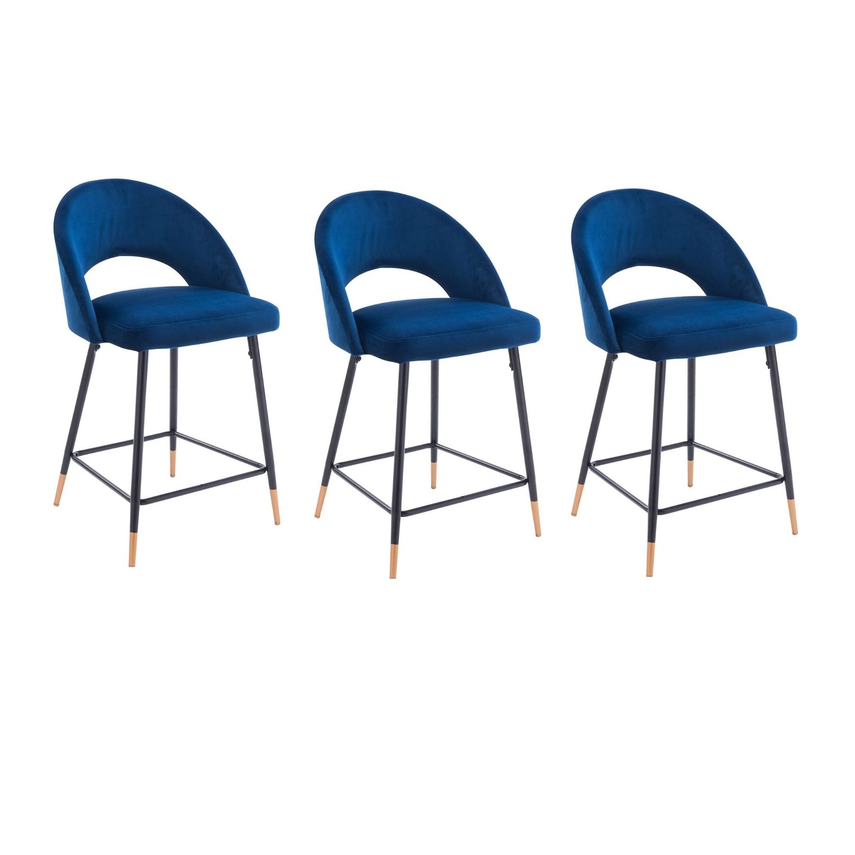Set of 3, Velvet Counter and Bar Stools Bed Bath & Beyond