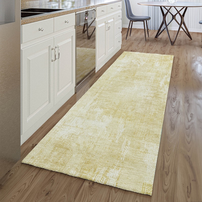 Premium Washable Super Soft Modern Imprints Mayfield Rug - Beige - 2' 3" x 7' 6"