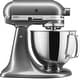preview thumbnail 27 of 66, KitchenAid 5-Quart Artisan Tilt-Head Stand Mixer Metallic Chrome