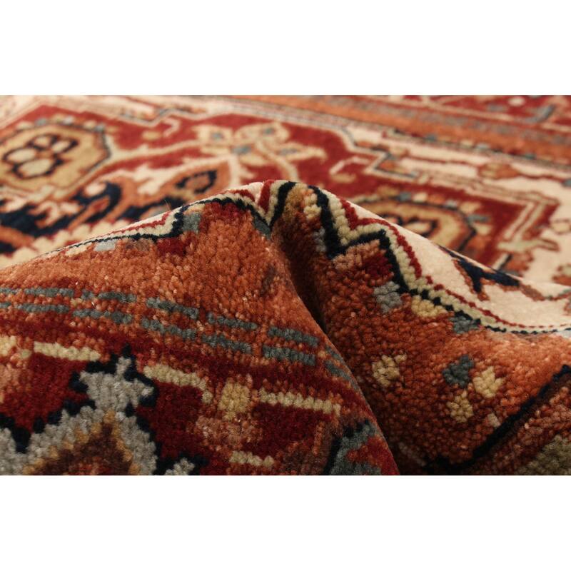 ECARPETGALLERY Hand-knotted Jules Sultane Copper Wool Rug - 3'1 x 5'0