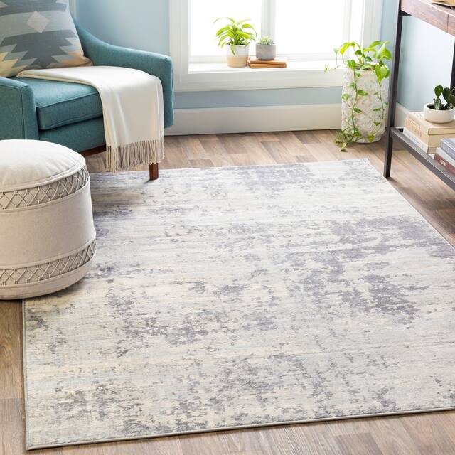 Artistic Weavers Millo Industrial Abstract Area Rug - 5'3" x 7'3" - Silver/Grey