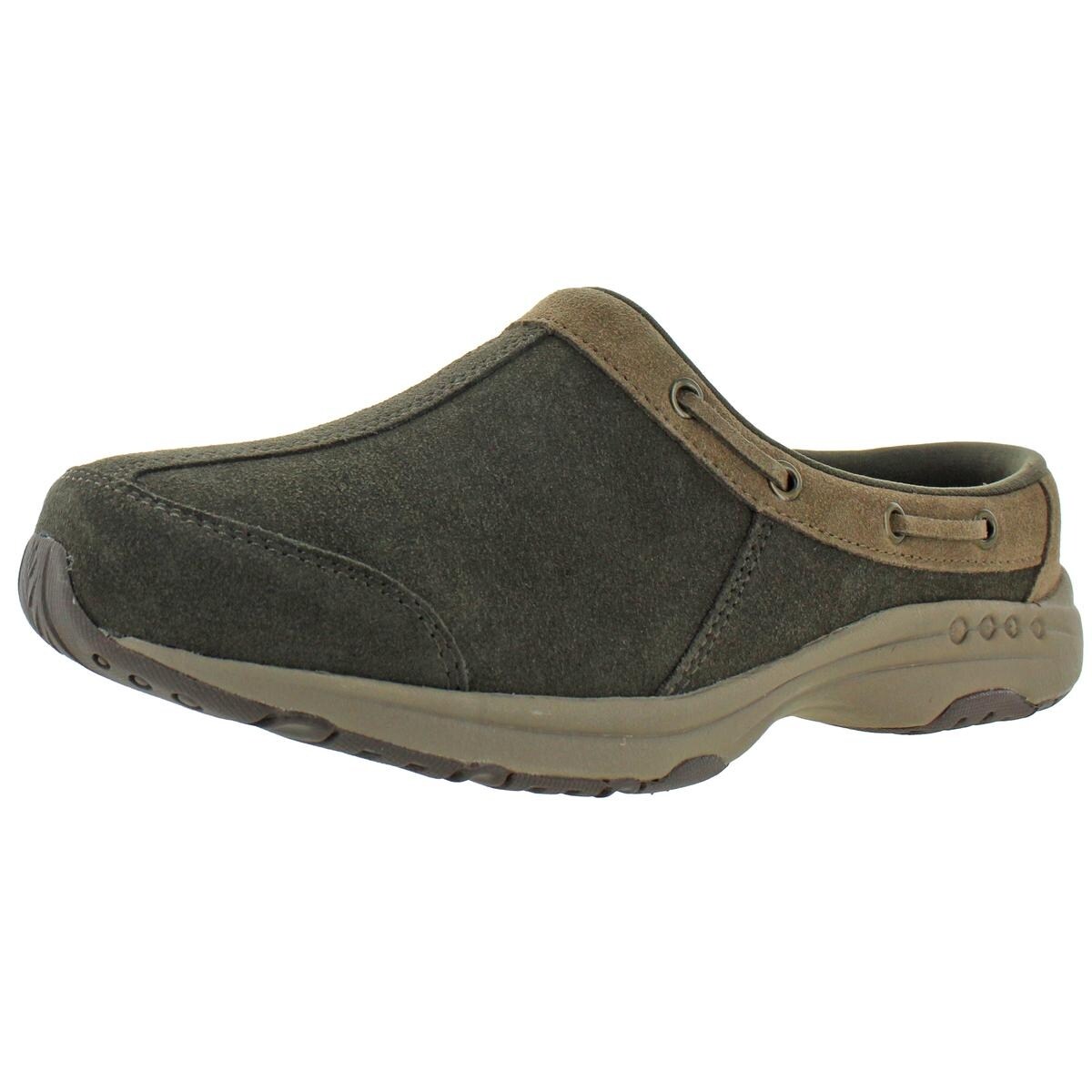 easy spirit travelport suede clogs
