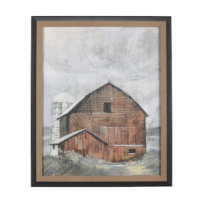 Old Barn I Framed Art Print