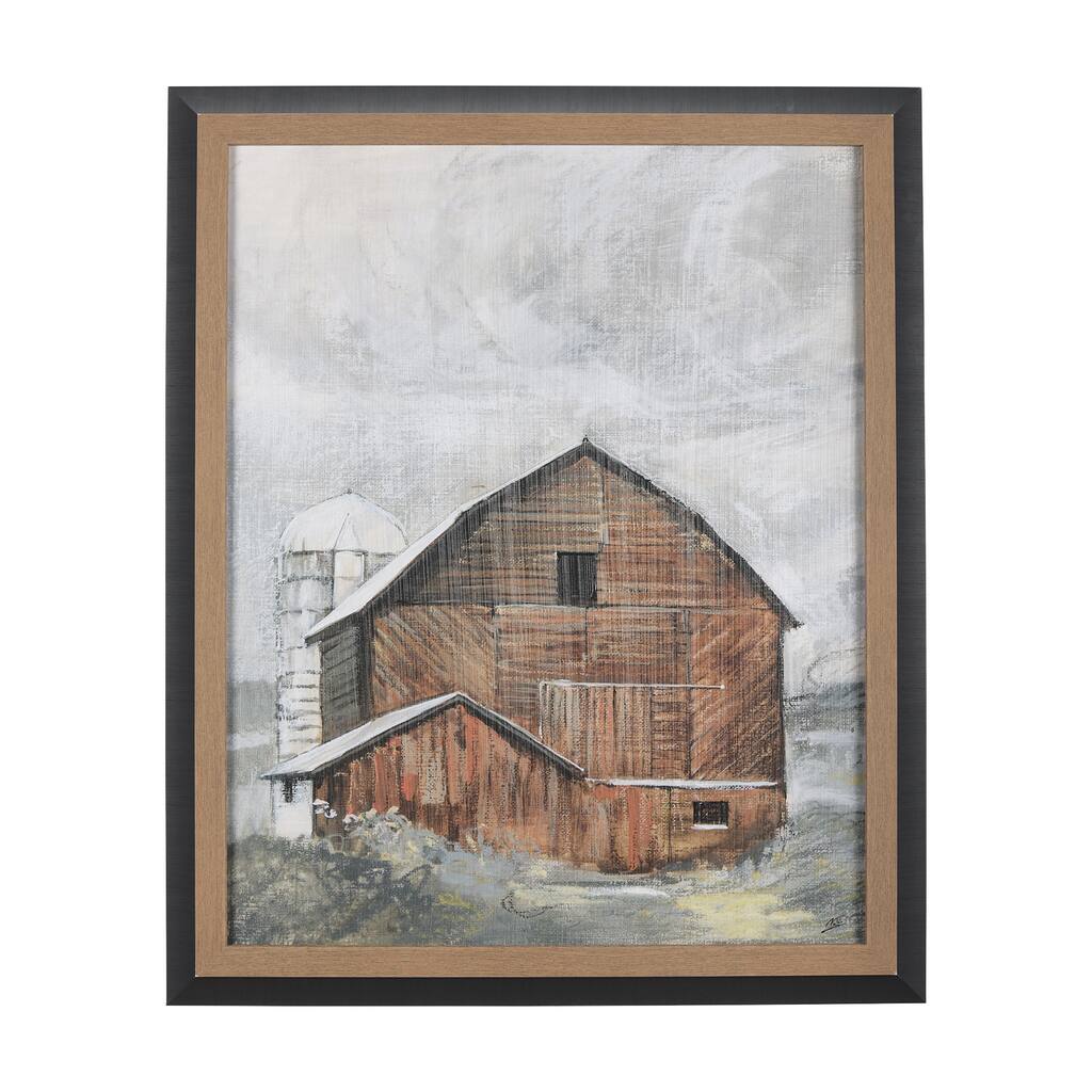 Old Barn I Framed Art Print