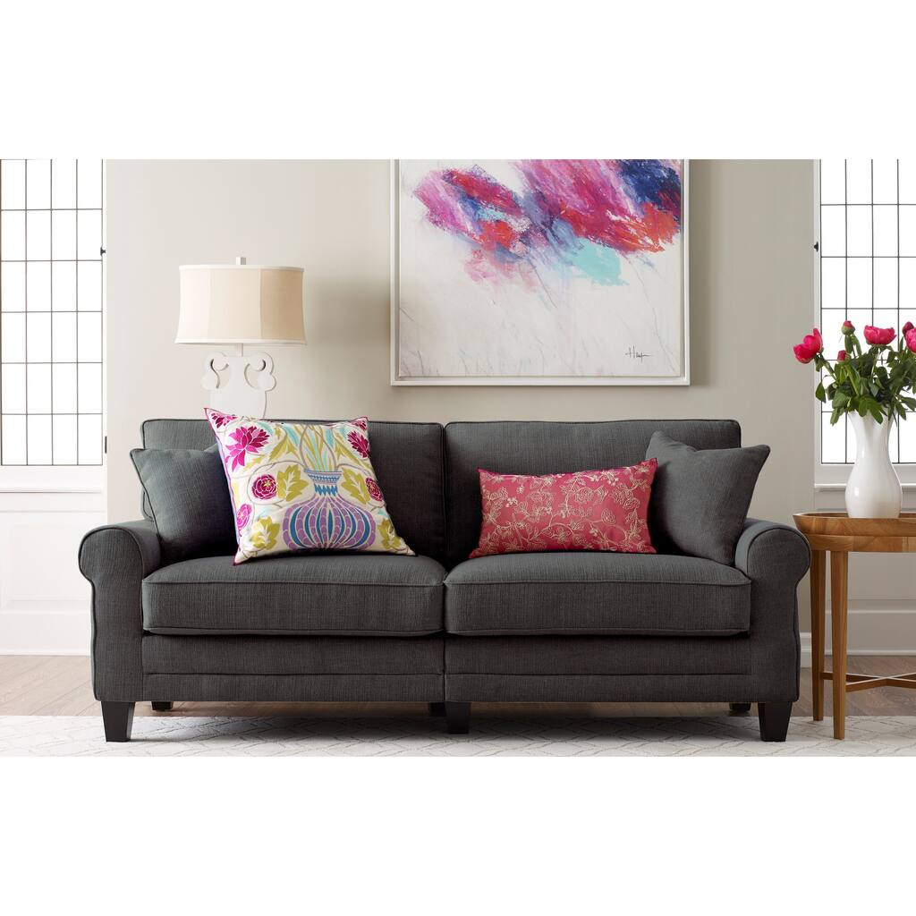 ClickDecor Whitney Grey Contemporary 78-inch Sofa