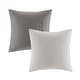 preview thumbnail 12 of 58, Madison Park Signature Essence Oversized Cotton Clipped Jacquard Comforter Set with Euro Shams and Throw Pillows