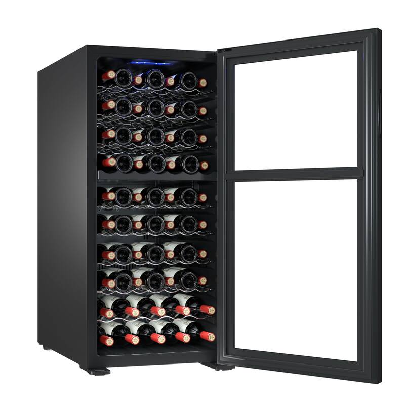 66-Bottle Dual Zone Wine Cooler Refrigerator