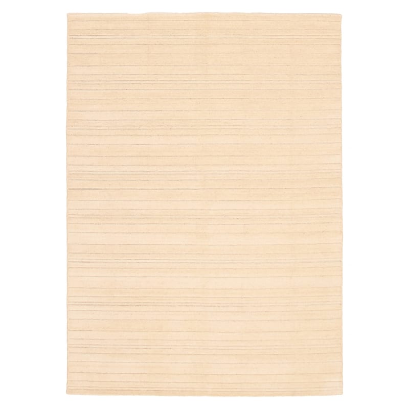 Kashkuli Gabbeh Cream Rug 5'3" x 7'7" - 5'3 x 7'7 - Cream - 5'3 x 7'7