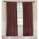 Luxury Wine Velvet Rod Pocket Curtain Panels Drapes with matching ...