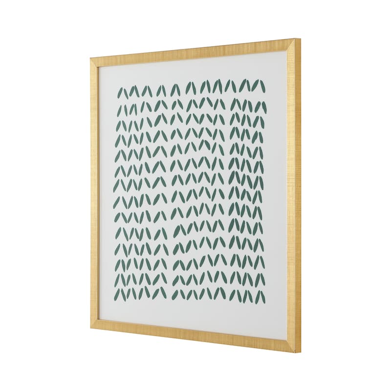SAFAVIEH Szandra Quiet Applause 16-inch Square Framed Wall Art