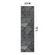 preview thumbnail 36 of 40, Contemporary Distressed Geometric Area Rug