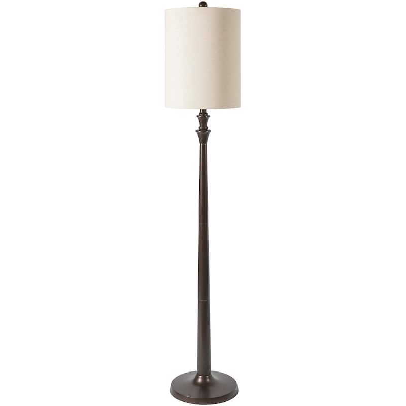 Drake Traditional Bronze Floor Lamp - 64"H x 12"W x 12"D