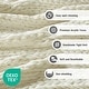 preview thumbnail 11 of 15, Madison Park Hand Made Chunky Double Knit Throw Blanket