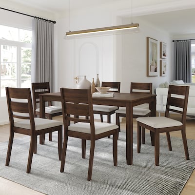CraftPorch Elegant 7-piece Wooden Dining Set