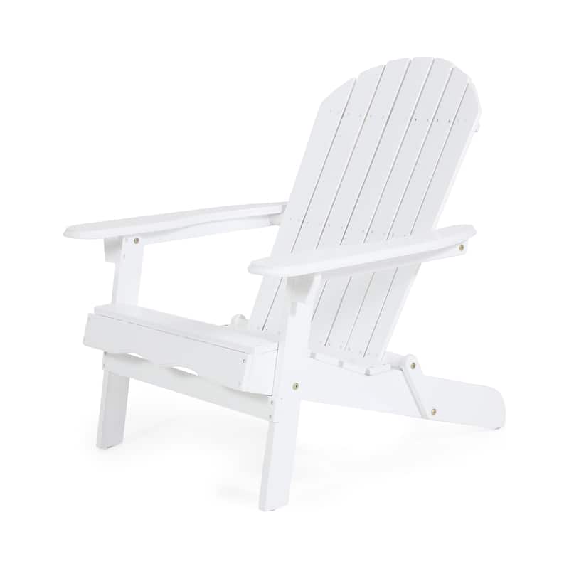 Hanlee Outdoor Rustic Acacia Wood Folding Adirondack Chair (Set of 2) by Christopher Knight Home