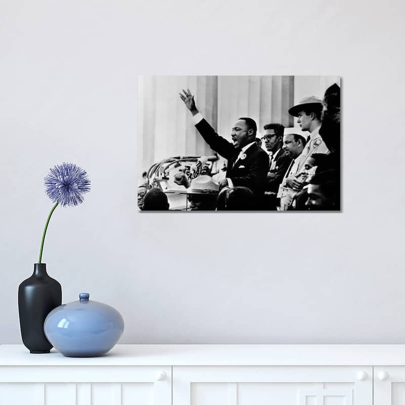 iCanvas "Martin Luther King "I HAVE A DREAM" Speech" by Unknown Artist Canvas Print - 12x18x1.5