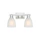 Option Brushed Satin Nickel / White