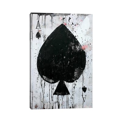 iCanvas "Ace Of Spades" by Kent Youngstrom Canvas Print
