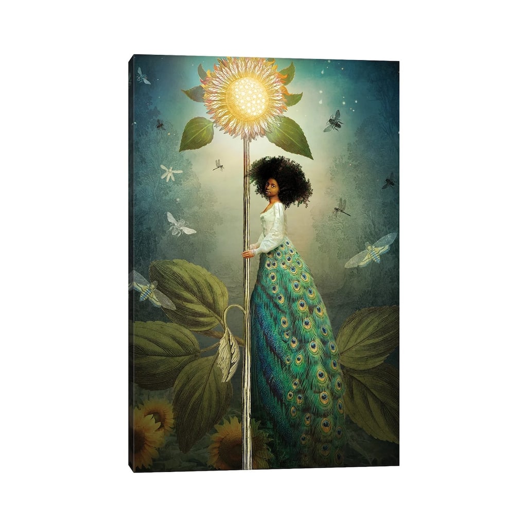 iCanvas "Queen Of Wands" by Catrin Welz-Stein Canvas Print