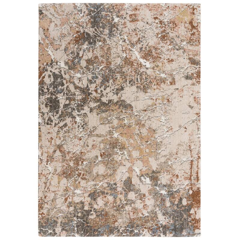 Alora Decor Lake Transitional Beige/Multi Recycled Polyester Area Rug