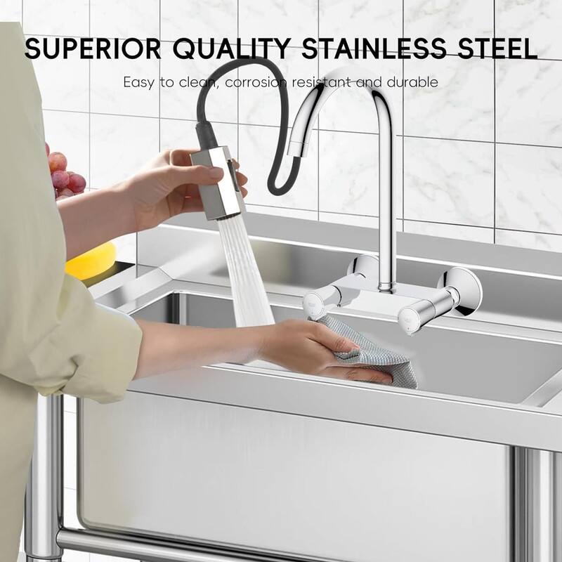 Stainless Steel Freestanding Kitchen Utility Sink