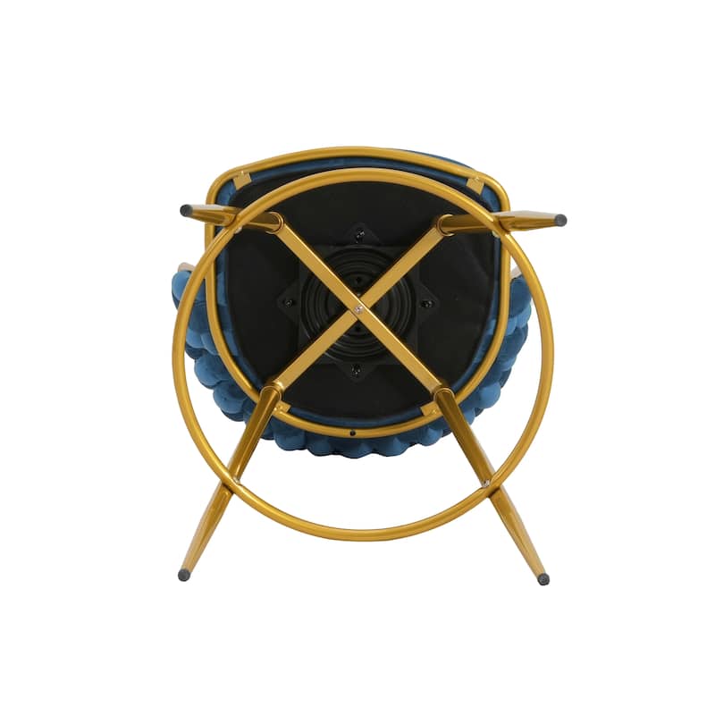 Upholstered Swivel Counter Height Bar Stools Dining Chairs Set of 2