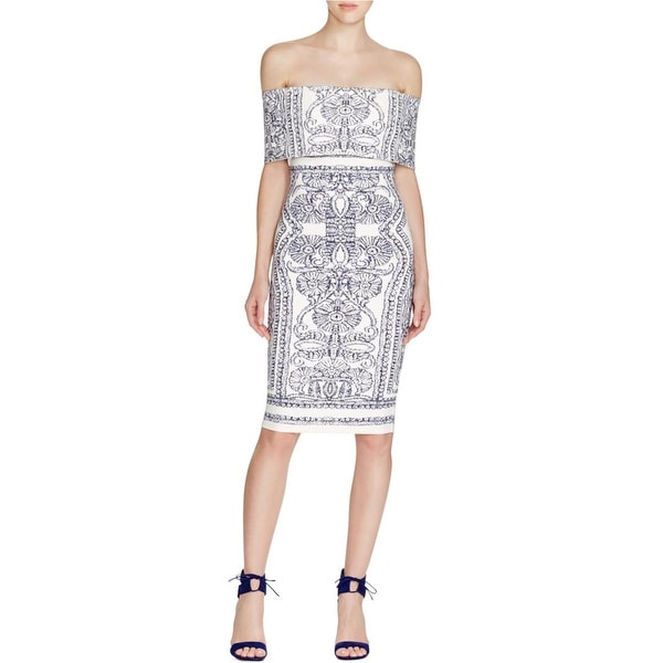 elliatt one shoulder popover dress