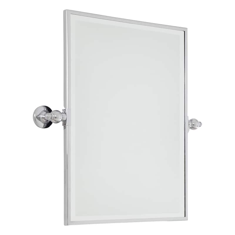 Minka Lavery Standard Rectangle Pivoting Bathroom Mirror - Chrome