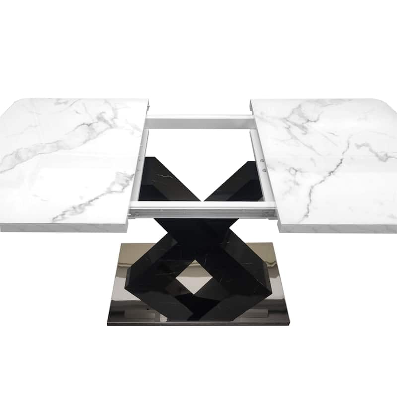 Modern Expandable Square Dining Table