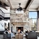 preview thumbnail 3 of 9, 42" Modern Retractable 3-Blade Crystal LED Ceiling Fan with Remote