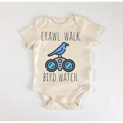Bird Watching - Baby Boy Girl Clothes Infant Bodysuit Funny Cute