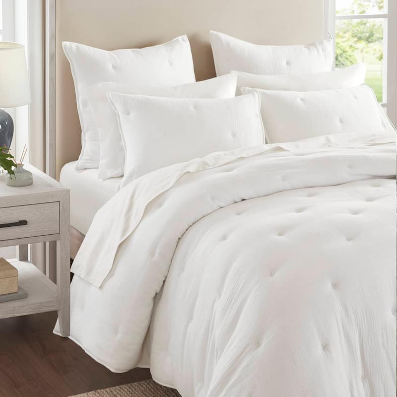 Harbor House Breeze Cotton Gauze Embroidered Euro Sham