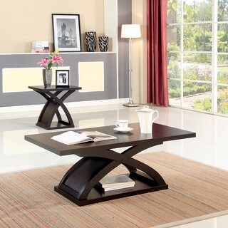 Furniture of America Barkley Modern 2-Piece Espres