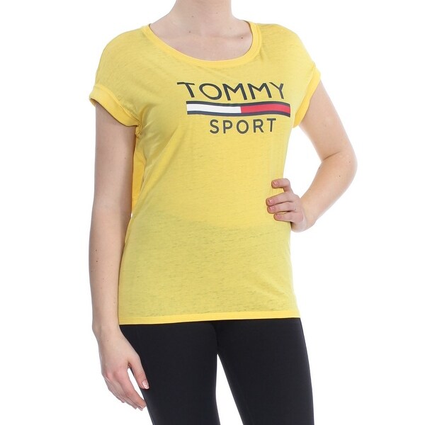 tommy hilfiger yellow top