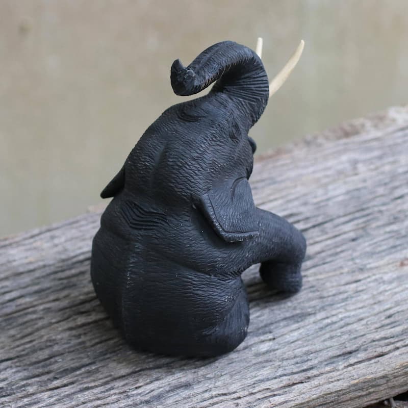 Handmade Teakwood statuette (Thailand)