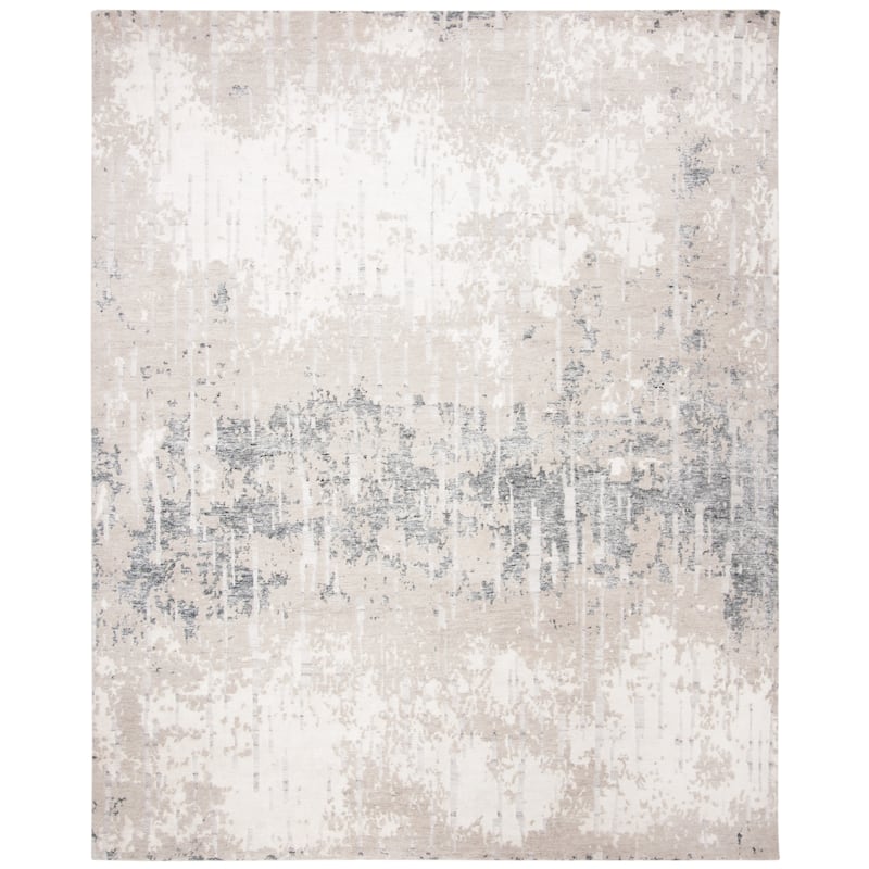 SAFAVIEH Couture Handmade Tibetan Evalinde Vintage Abstract Wool Rug