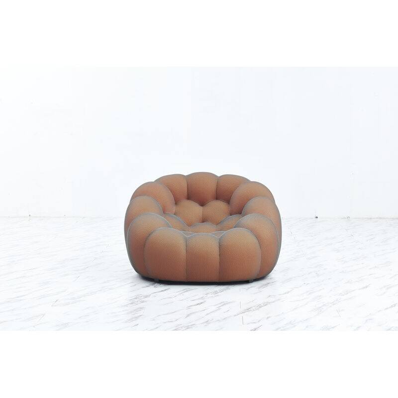 Osirys Upholstered Club Chair - Orange