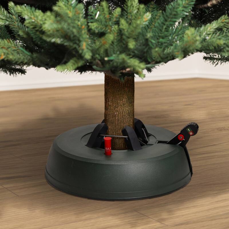 14" Green Live Christmas Tree Stand - For Trees up to 8ft Tall