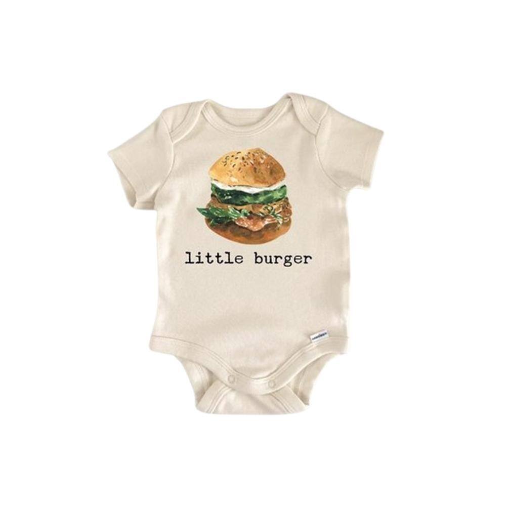 Burger Bbq - Baby Boy Girl Clothes Infant Bodysuit Funny Cute Newborn