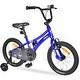 preview thumbnail 2 of 3, Kids Bike, Kids' Bicycle with Training Wheels, Blue