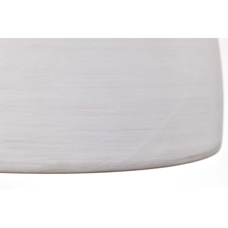 Collins 8 Inch Mini Pendant with White Ceramic - Brushed Brass
