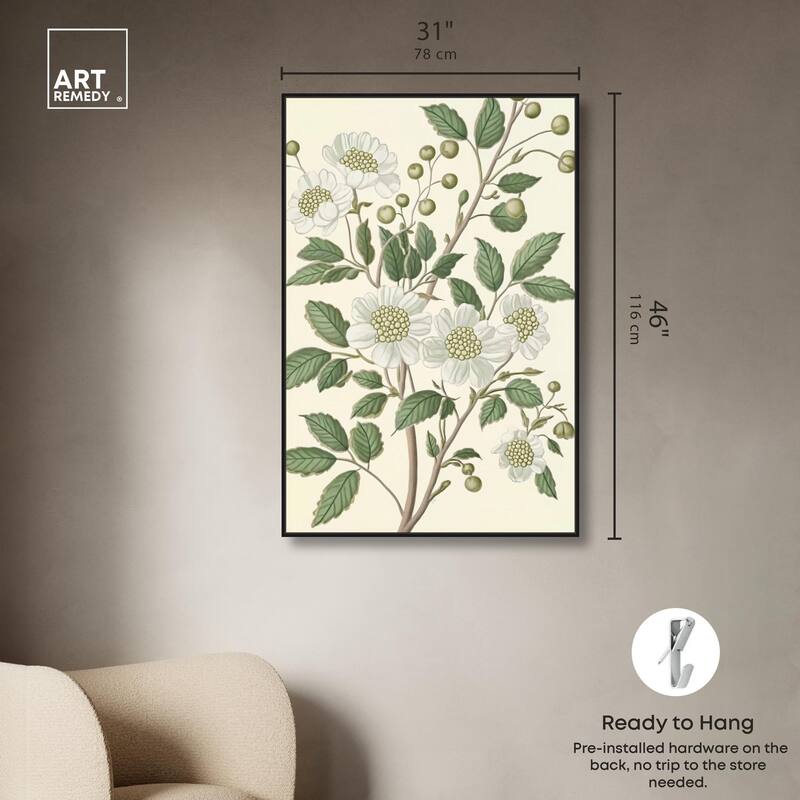 White Cherokee IV Canvas by Art Remedy